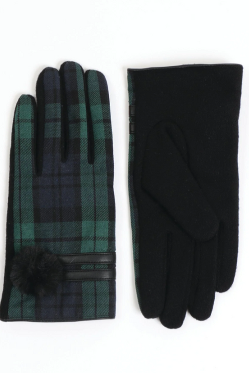 An image of the Pia Rossini Tartan Gloves