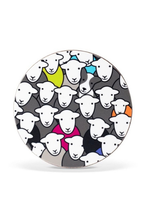 The Herdy Company Flock Coaster in Flock design