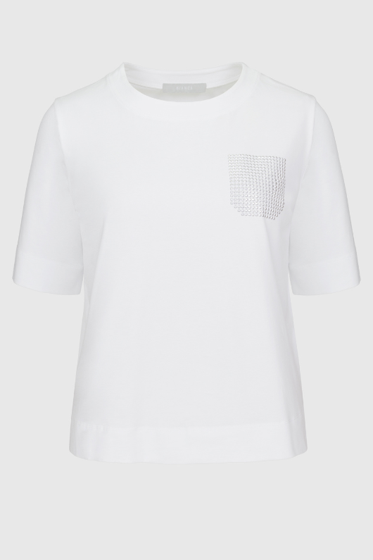 An image of the Bianca Dinia Top - Stud Detail