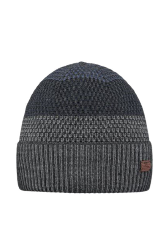 An image of the Barts Miguen Beanie in the colour Dark Heather.