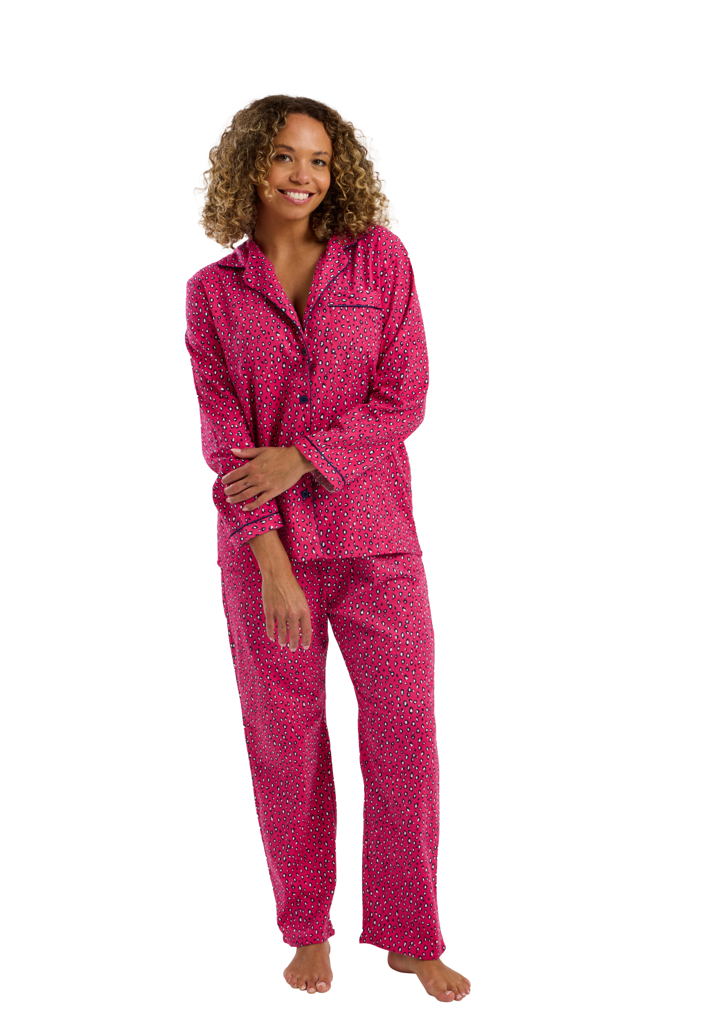An image of the Marsylka Bright Animal Wincey Pyjama