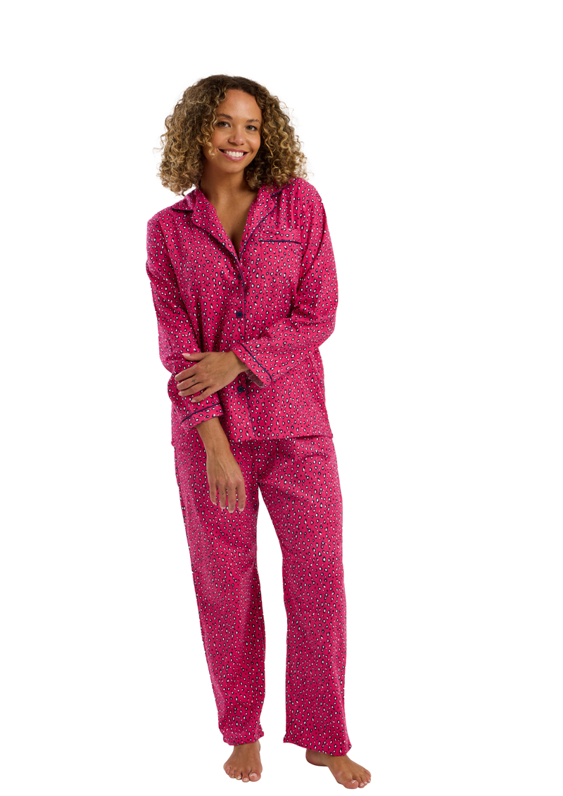An image of the Marsylka Bright Animal Wincey Pyjama