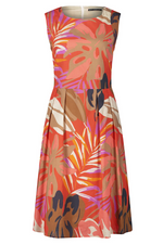 An image of the Betty Barclay Leaf Pattern Dress