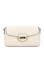 An image of the Michael Kors Fleur Small Crossbody Bag in the colour Light Cream.