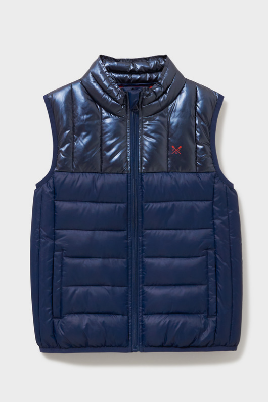 Mix Fabric Gilet