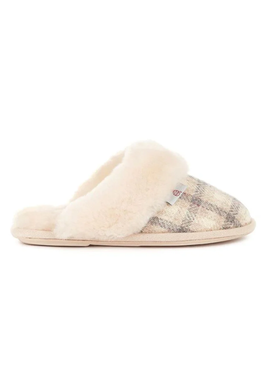 An image of the Bedroom Athletics Kate Harris Tweed Mule Slippers