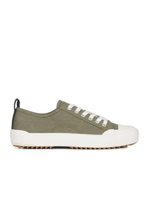An image of the Emu Australia Hosier Sneakers in the colour Dark Olive.