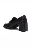 An image of the Carmela Heeled Leather Loafer