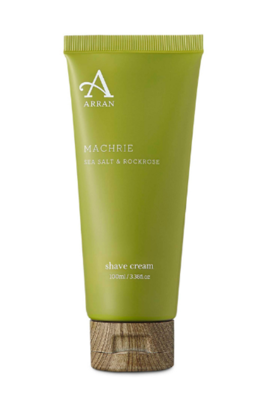 An image of the ARRAN Sense of Scotland Machrie Men's 100ml Shave Cream.