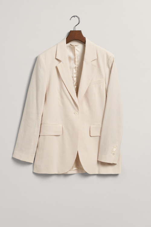 An image of the Gant Stretch Linen Blazer
