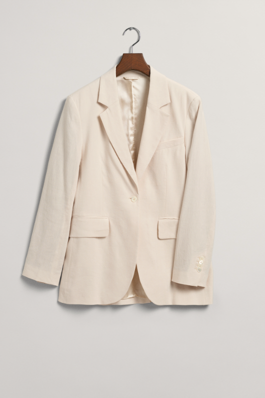 An image of the Gant Stretch Linen Blazer