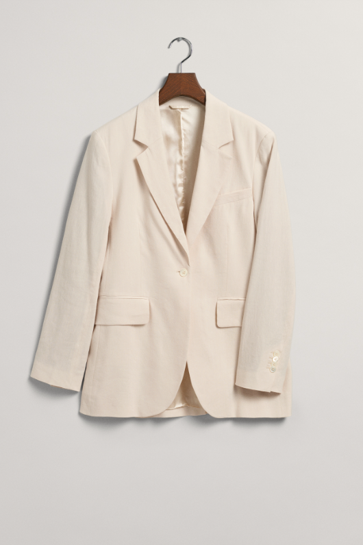 Stretch Linen Blazer