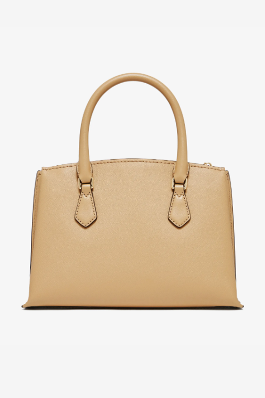 An image of the Michael Kors Ruby Handbag in the colour Camel.