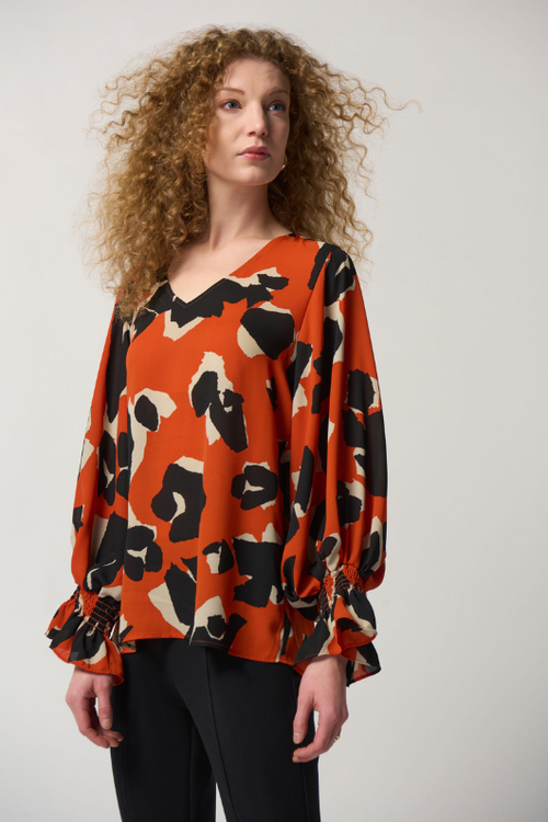 An image of the Joseph Ribkoff Pattern Blouse