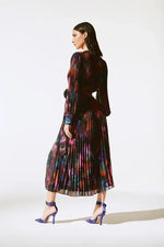 An image of the Joseph Ribkoff Pleated Midi Dress