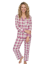Check Cotton Wincey Pyjamas
