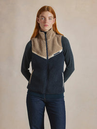 Fairfax & Favor The Ava Fleece Gilet Tricolour