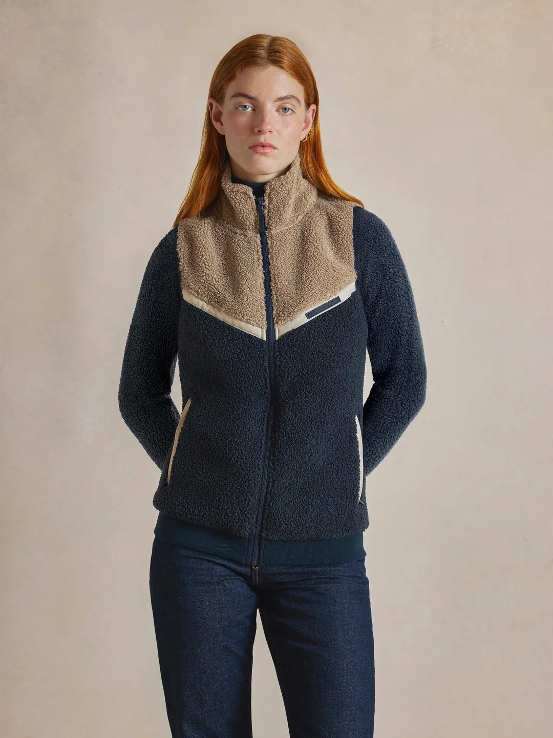 Fairfax & Favor The Ava Fleece Jacket Tricolour