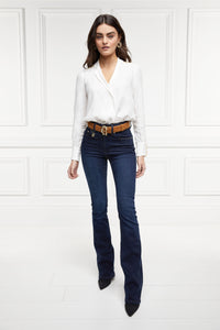 An image of the Holland Cooper High Rise Flared Jean