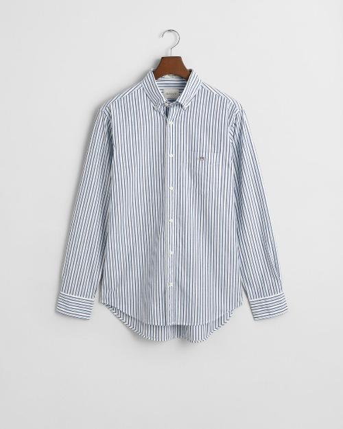 An image of the Gant Regular Fit Striped Poplin Shirt