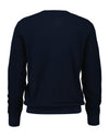 An image of the Gant Micro Textured Cotton Crew Neck Jumper