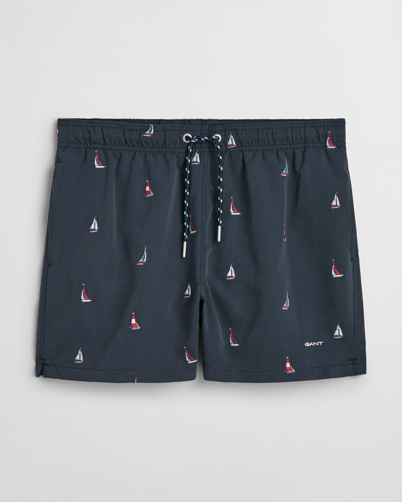 An image of the Gant Boat Embroidery Swim Shorts