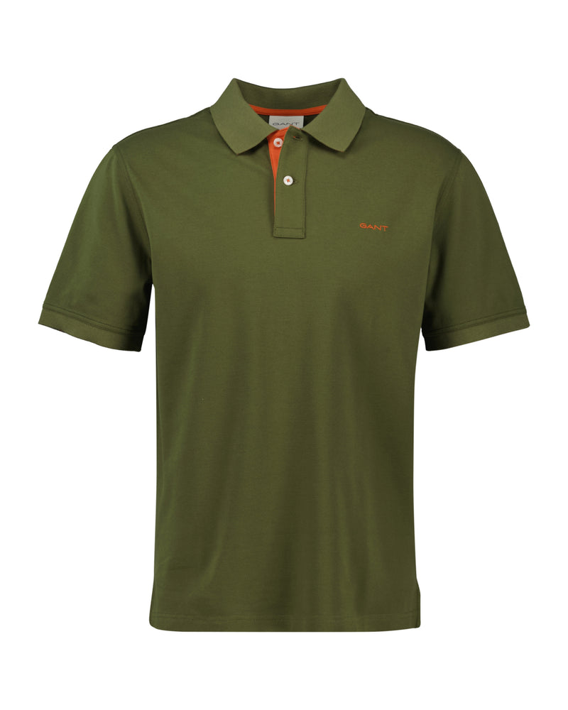An image of the Gant Contrast Pique Polo