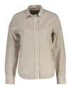 An image of the Gant Classic Poplin Striped Shirt