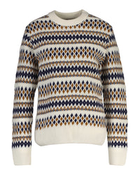 An image of the Gant Fairisle Crew Neck Jumper