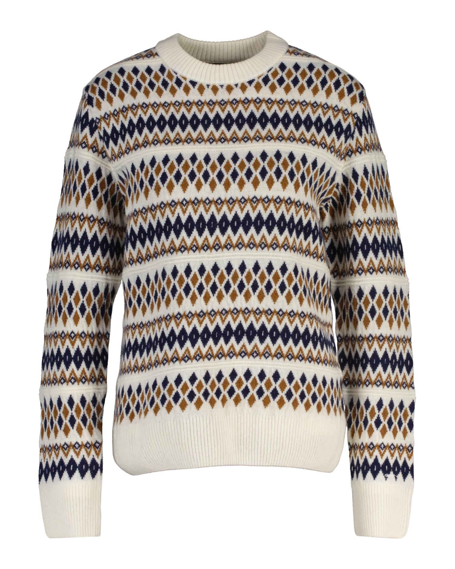 An image of the Gant Fairisle Crew Neck Jumper