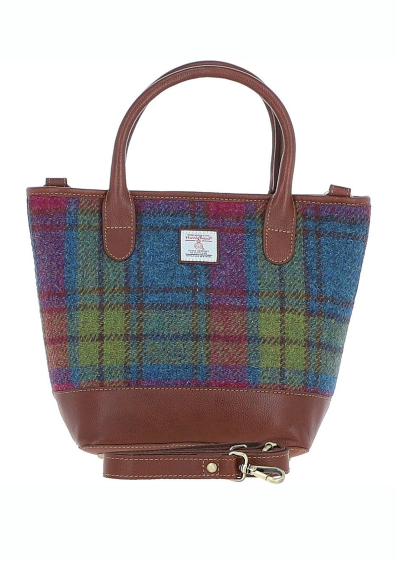 An image of the Ashwood Leather Ashwood Leather x Harris Tweed Large Grab Bag