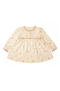 An image of the Eleanor Charles The Horseshoe Floral Print Jersey Dress