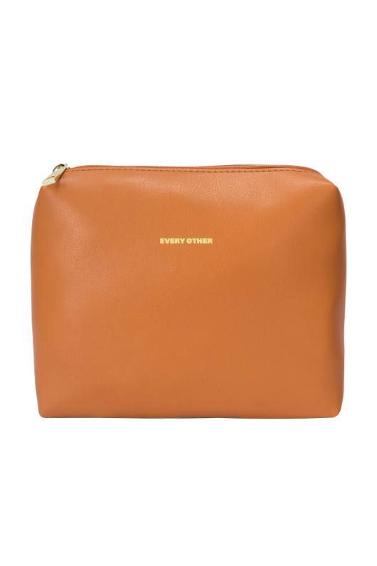 An image of the Every Other Large Twin Tote Bag in the colour Tan.