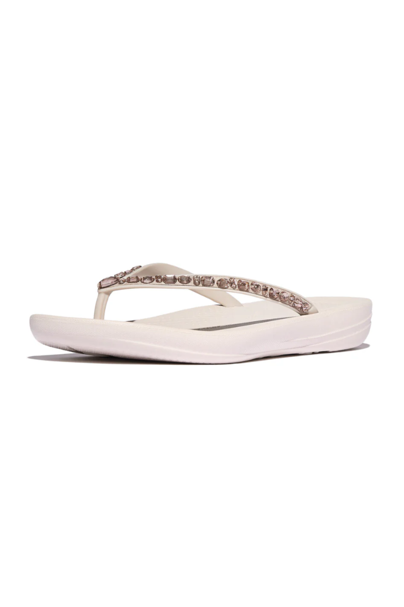 An image of the Fitflop Iqushion Multi-Crystal Ergonomic Flip-Flops