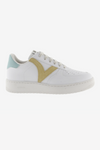 An image of the Victoria Madrid Contrast Faux Leather Trainer