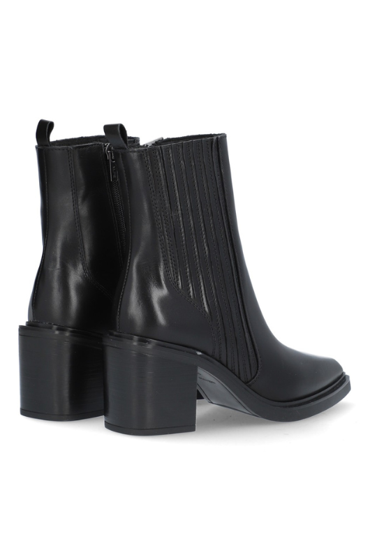 An image of the Alpe Leather Heeled Ankle Boots