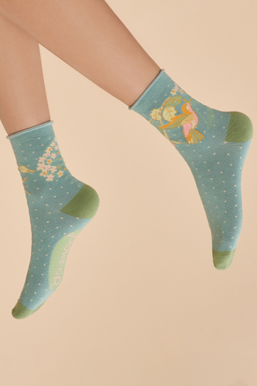An image of the Powder Ankle Socks