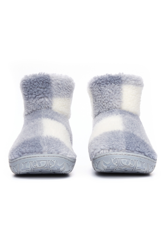 An image of the Bedroom Athletics Celeste Check Sherpa Slipper Boots