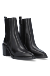 An image of the Alpe Leather Heeled Ankle Boots