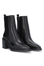 An image of the Alpe Leather Heeled Ankle Boots