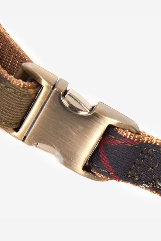 An image of the Barbour Tartan/Webbing Dog Collar