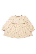 An image of the Eleanor Charles The Horseshoe Floral Print Jersey Dress