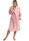 An image of the Marsylka Faux Fur Shawl Collar Robe