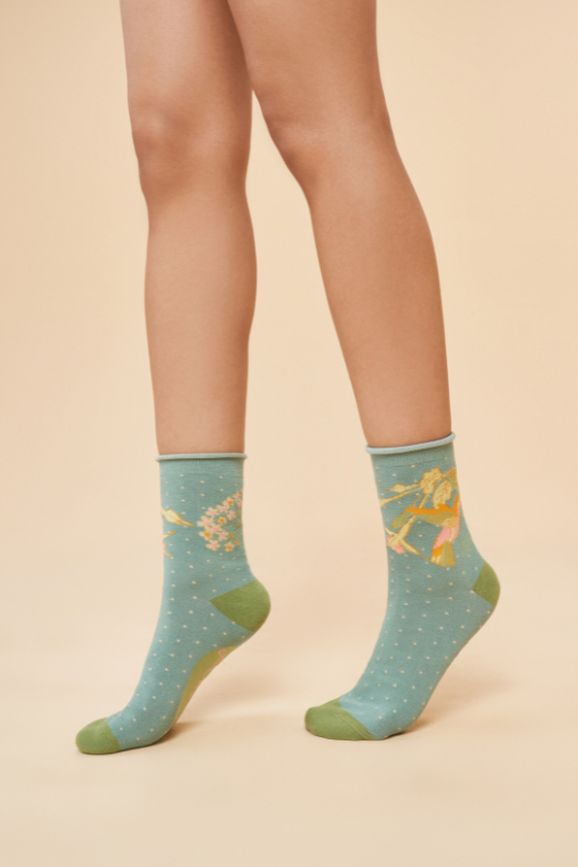 An image of the Powder Ankle Socks