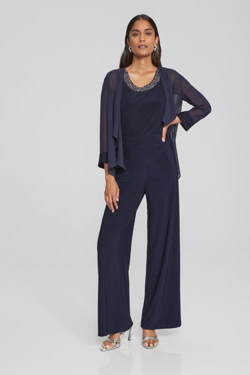 An image of the Joseph Ribkoff Wide Leg Trouser