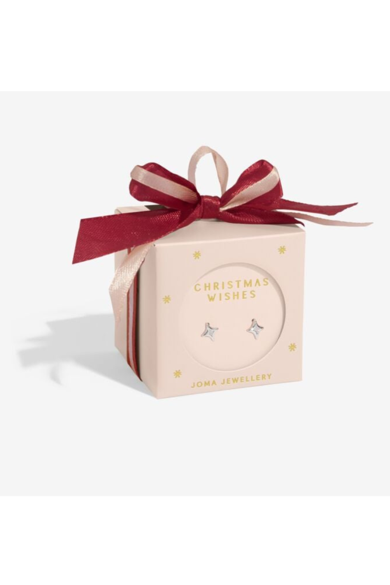 An image of the Joma Jewellery Earring Bauble 'Christmas Wishes 'Stud Earrings