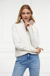 An image of the Holland Cooper Tori Quarter Zip Knit