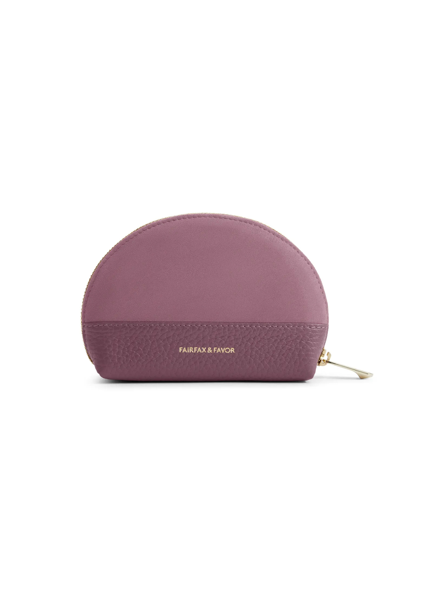 An image of the Fairfax & Favor Fairfax & Favor Chiltern Coin Purse Heather Suede