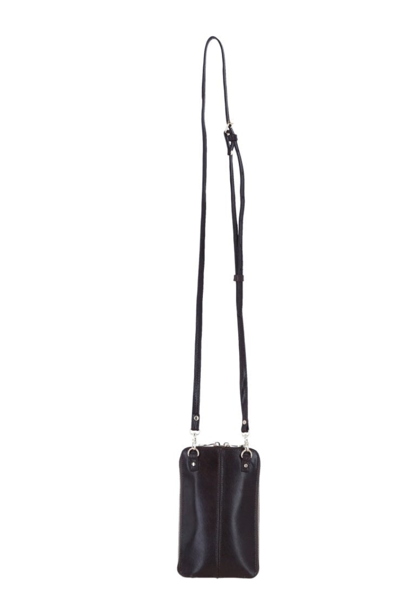 Leather Hairon Phone Bag