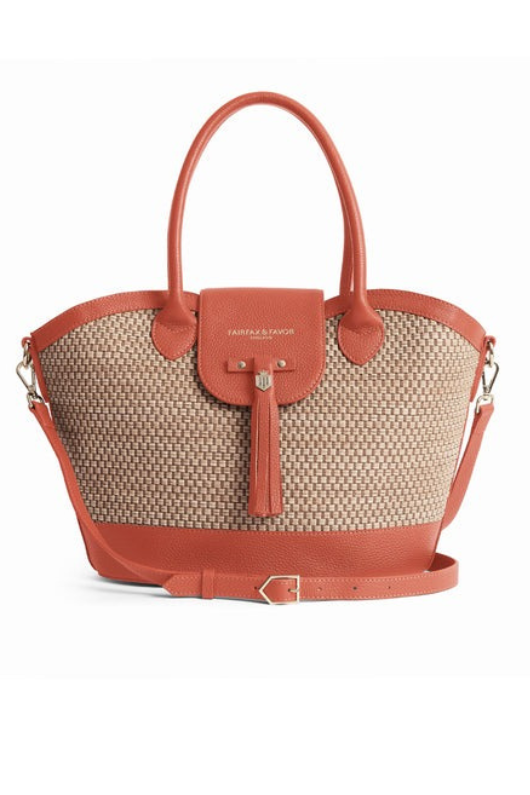 An image of the Fairfax & Favor Fairfax & Favor Windsor Leather Basket bag
